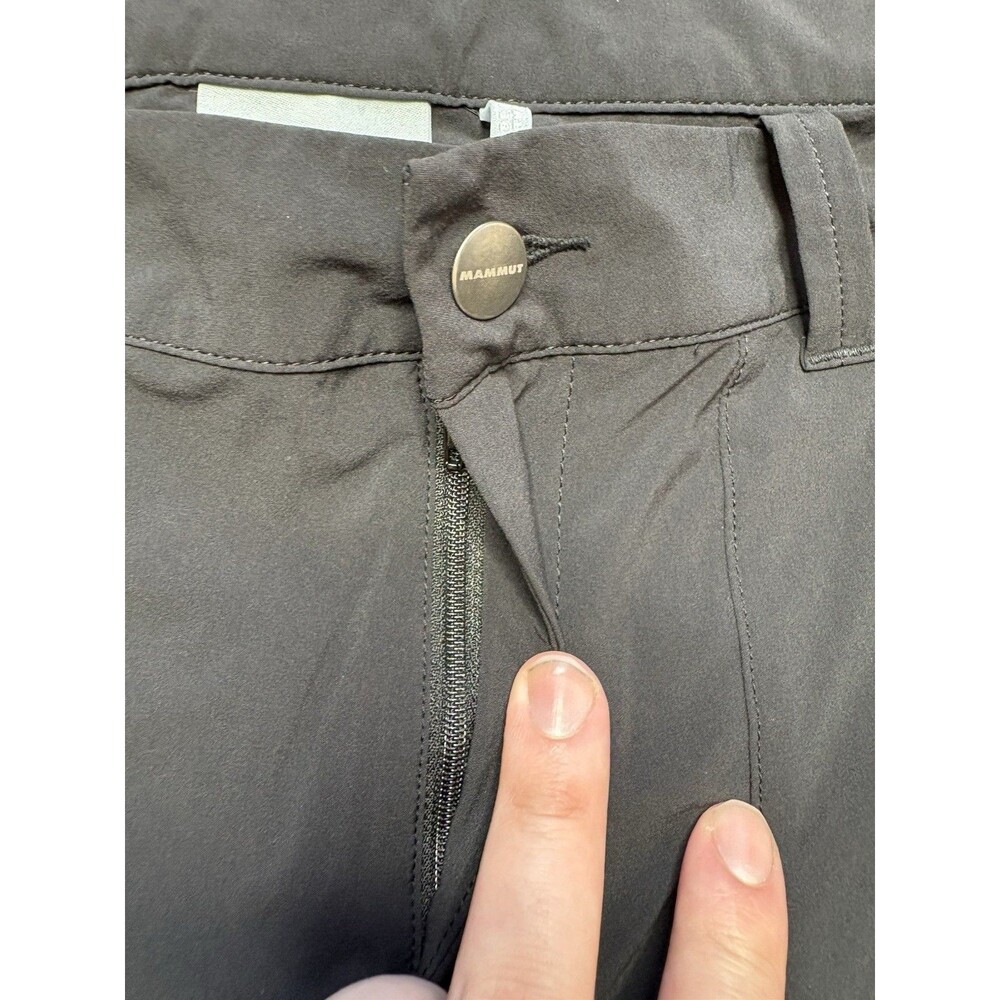 Mammut Shorts Mens 34 Black Performance Hiking Stretch Zip Pockets 1023-00710 - Picture 3 of 11